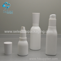 100ml high quality opal glass lotion bottle bamboo lid