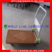 Steel pallet cart with four wheel platform hand tools trolley