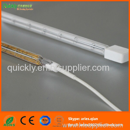 Single tube Gold Short wave infrared heater