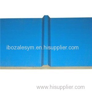 Polyurethane Sandwich Wall Panels With Metal Sheet And Polyurethane Core For Prefab House And Cool Room