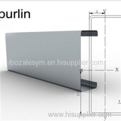 Quality Galvanized purlins C section steel for metal building purlins