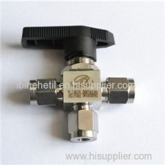 China Stianless Steel 316 Carburetor Straight Three-way Changeover Ball Valve