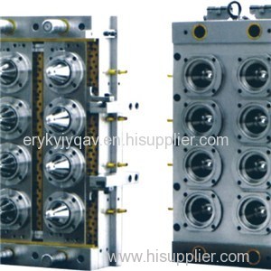 8 Cavities Hot Runner Needle Valve Jar Preform Mould