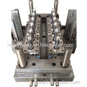 12 Cavities Hot Runner Needle Valve Preform Mould For Oil Bottle