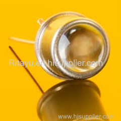 Concentrator lens SiC based UV photodiode