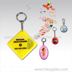 Mini custom sound keychain with custom logo for promotional gifts