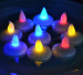 Flameless electronic colorful LED flash candles