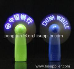 Mini Portable LED Message Fan By Battery