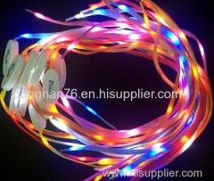 Nylon Flashing LED Shoelaces For Sports Shoe