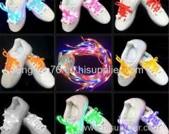 Nylon Flashing LED Shoelaces For Sports Shoe