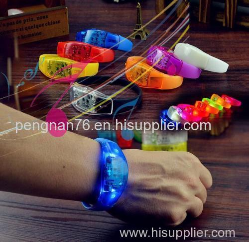 Sound Control Flashing LED Bracelet for party