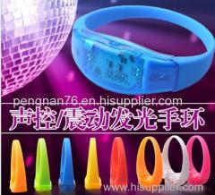 Sound Control Flashing LED Bracelet for party