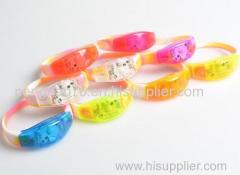 New style colorful silicone remote controlled LED bracelet