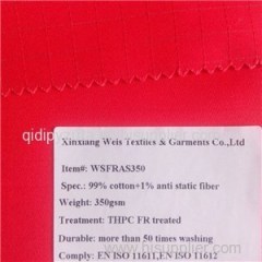 100% Cotton Pyrovatex 350gsm Flame Retardant Fabric