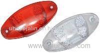 2 Red And White LED Spoke Bicycle Light