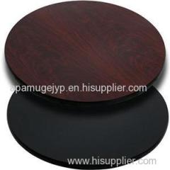 Durable Anti-UV Exterior Wooden Grain Color Compact Table Top With 10 Years Warranty