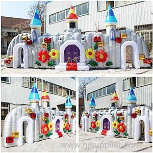 Gaint Inflatable Castle Wall With Customized Design