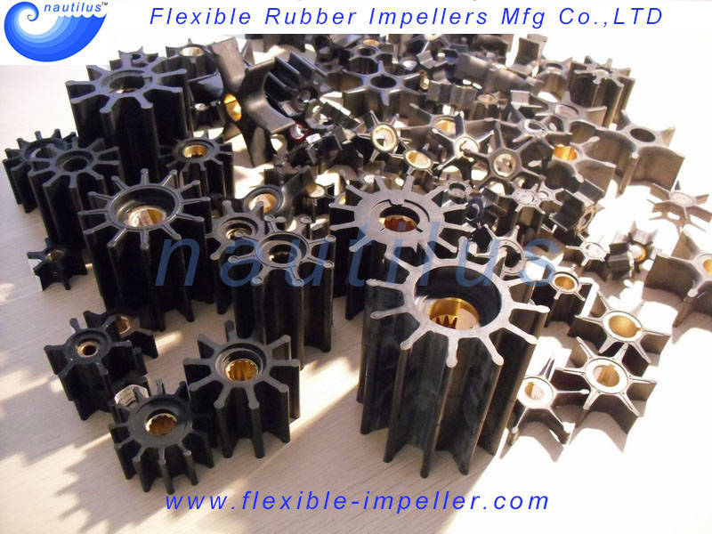 Neoprene Material Flexible Impeller Maxiumn Operating Temperature