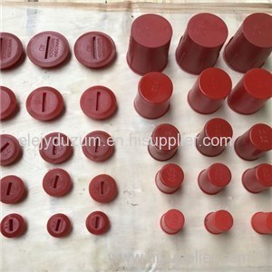 Different Color Of Plastic Caps For Threaded Rebar Ends