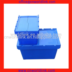 Hot sales Solid Plastic Stacking Transfer Moving Crate