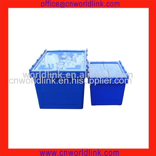 Hot sales Solid Plastic Stacking Transfer Moving Crate