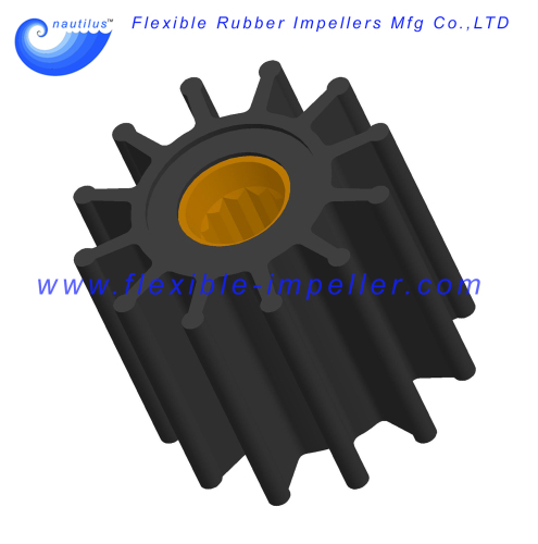 Water Pump Flexible Rubber Impeller Replace DJ Pump Impeller 09-105-1201