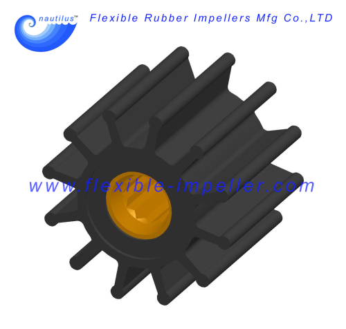Water Pump Flexible Rubber Impeller Replace Jabsco 13554-0001 & Johnson 09-812B