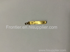 Brass stamped terminal parts