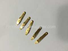 Brass stamped terminal parts