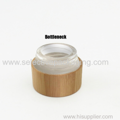 5g bamboo glass cream jar
