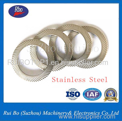 Double side knurl lock washer / washers