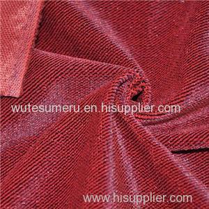 Cationic Twill Polyester Velvet Sofa Fabric