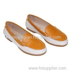 All-match Preepy Style Fashionable Simple Round Head Comfortible Ribbon Anti-skid Loafer