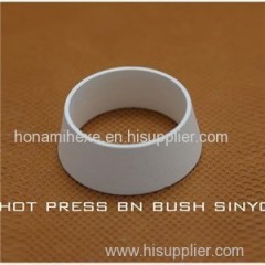 Customized Pure White High Purity Boron Nitride Ceramic Block Plate Bush Tube for Electric Insulate