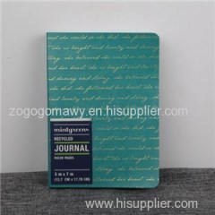 Custom A4/A5/A6 Soft Cover Recycled PU Leather Jounal Notebook With Hot Stamping For Promotion Gift