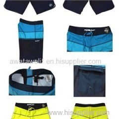 High Quality 4 Ways Strech Board Shorts Sublimtion Mens Swim Trunks Cool Beach Shorts For Men