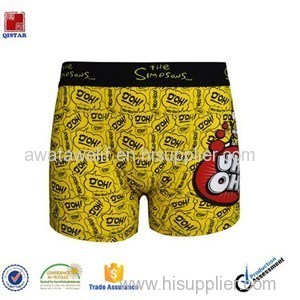 Most Comfortable Mens Underwear Funny Cartoon Print Men's Underwear Styles Boxer Shorts For Men