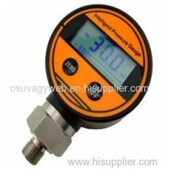 Digital Oil Pressure Gauge With Progress Bar And Battery Power Pressure Gauge