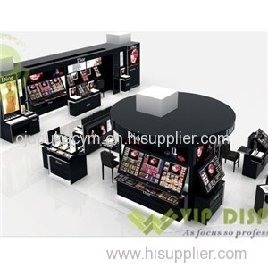 Modern Unique Cosmetic Counter Display Shelves Units Used For Make-up Retail Display