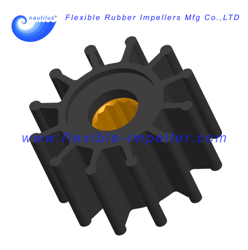 Raw Water Pump Flexible Rubber Impeller Replace Jabsco Impeller 1210-0001