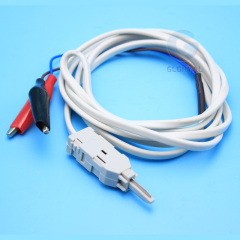 2 or 4 Pole Network Cable Plug Test Cord with Alligator Clip