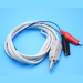 2 or 4 Pole Network Cable Plug Test Cord with Alligator Clip