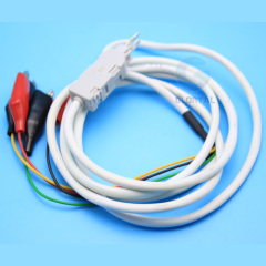 2 or 4 Pole Network Cable Plug Test Cord with Alligator Clip