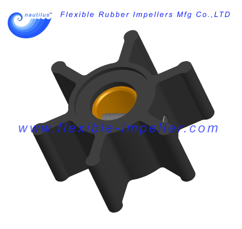 Water Pump flexible Rubber Impeller Replace Jabsco 653-0003 & Johnson 09-810B-9 Nitrile Material
