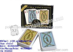 XF Plastic Playing Cards Marked With Perspective Invisible Ink For Lenses And Analyzer And Scanner