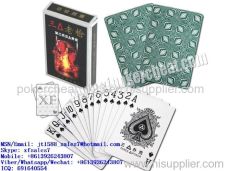 XF 3A Paper Playing Cards With Bar-Codes Markings For Poker Scanners And Poker Predictors And Invisible Lenses