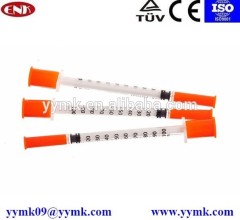 1ml U-100 insulin syringes plant ENK brand with CE ISO FSC