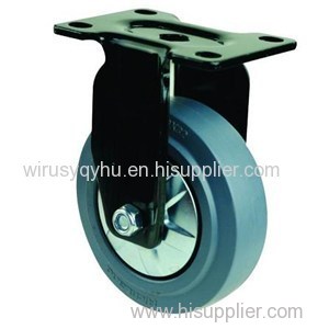 Medium Duty Industrial Mute Plastic Core Elastic Rubber Caster Serial NO.J31