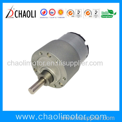 High Torque Gear Motor ChaoLi-G37-R500 With 37mm Reduction Gear Box For Ticketing Machine And Vending Machine
