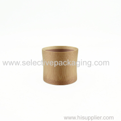 ECO-friend small natural bamboo cup cosmetic cream sample packaging